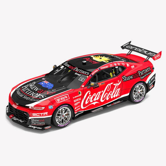 1:18 Coca-Cola Racing By Erebus #9 Chevrolet Camaro ZL1 - 2023 Bathurst 1000 - (Pre-order)