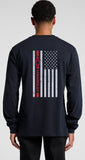 CHEVROLET FLAG L/S T-SHIRT