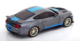1:18 Ford Shelby Mustang GT500 KR 2022 Grey Metallic/Blue