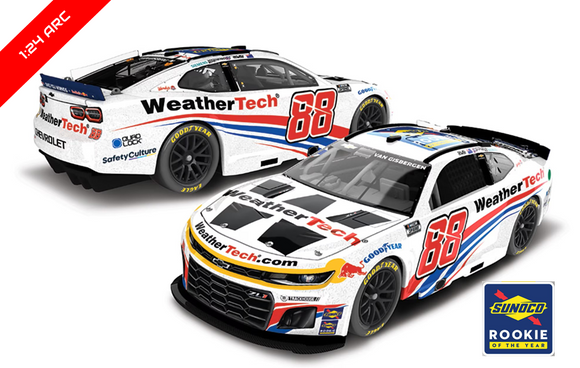 1:24 SHANE VAN GISBERGEN 2025 WEATHERTECH ROOKIE OF THE YEAR GALAXY COLOR ARC DIECAST - (Preorder)