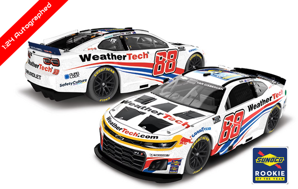 1:24 SHANE VAN GISBERGEN 2025 WEATHERTECH ROOKIE OF THE YEAR GALAXY COLOR AUTOGRAPH ARC DIECAST - (Preorder)