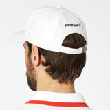Formula 1 Fanwear Large Logo Baseball Cap White