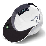 Mercedes Amg Petronas Replica Adults Lewis Hamilton Flat Peak Cap White