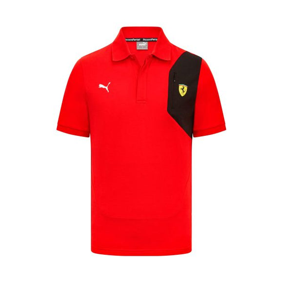 Ferrari Fanwear Mens Classic Polo Red
