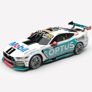 1:18 Mobil 1 Optus Racing #25 Ford Mustang GT - 2024 Perth SuperSprint Race 9 Winner (First Ford Win for WAU) - (PRE-ORDER)