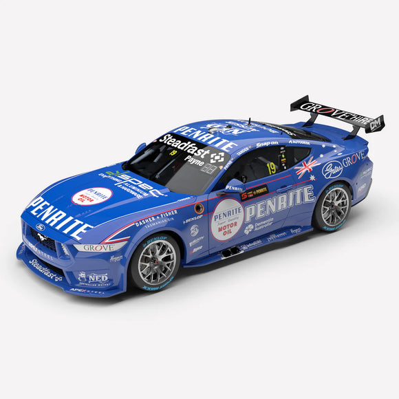 1:18 Penrite Racing #19 Ford Mustang GT - 2024 Penrite Oil Sandown 500 Retro Livery - (Pre-order)