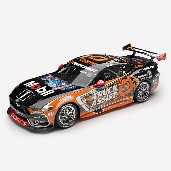 1:43 Mobil 1 Truck Assist Racing #2 Ford Mustang GT - 2025 Darwin Triple Crown Indigenous Round - (Pre-order)