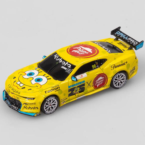 1:64 Brad Jones Racing Pizza Hut #96 SpongeBob SquarePants Chevrolet Camaro ZL1 - 2024 Melbourne SuperSprint