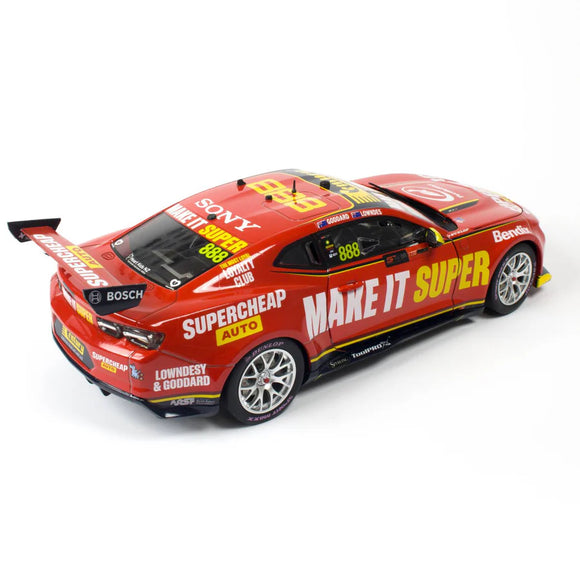 1:43 CHEVROLET CAMARO - SUPERCHEAP AUTO RACING - LOWNDES / GODDARD #888 - 2023 Bathurst 1000 WILDCARD - (Pre-order)