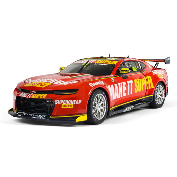 1:18 CHEVROLET CAMARO - SUPERCHEAP AUTO RACING - LOWNDES / GODDARD #888 - 2023 Bathurst 1000 WILDCARD