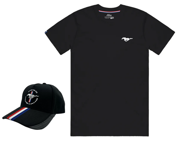 Ford Mustang T-Shirt and Cap Bundle