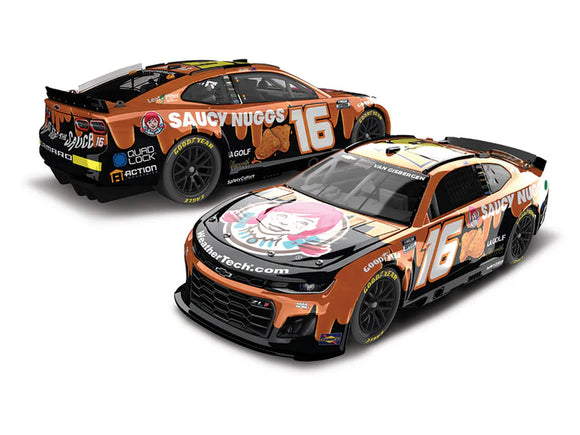 1:24 SHANE VAN GISBERGEN 2024 WENDY'S SAUCY NUGGS COLOR CHROME ARC DIECAST - (Pre-order)