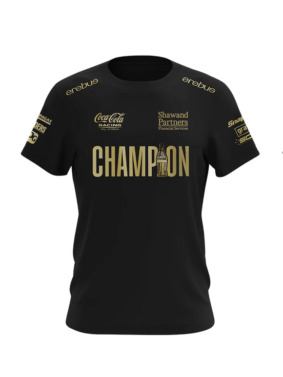 Coca-Cola Racing Unisex 2023 Championship Winner Brodie Kostecki T-Shirt