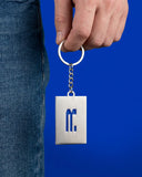 Ford Racing Rectangle Metal Keyring