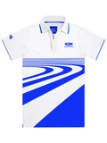 Ford Racing Unisex Track Lines White Polo