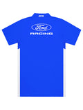Ford Racing Unisex Sublimated Panelled Electric Blue Polo