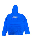 Ford Racing Unisex Electric Blue Puffer Jacket