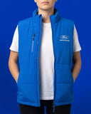 Ford Racing Unisex Electric Blue Puffer Vest