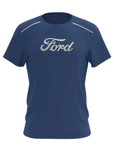 Ford Men's Script Blue Tee