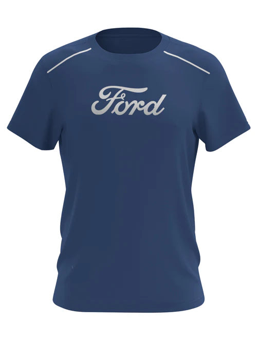 Ford Men's Script Blue Tee