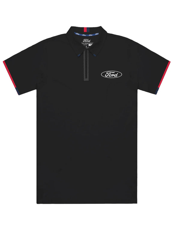 Ford Unisex Black Polo Shirt