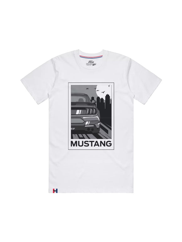 Ford Mustang Kids White T-Shirt