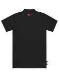 Ford Mustang Mens Black Cotton Polo Shirt