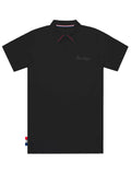 Ford Mustang Mens Black Cotton Polo Shirt