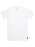 Ford Mustang Mens White Polo Shirt