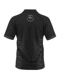 Ford Mustang Mens Black Sublimated Polo Shirt