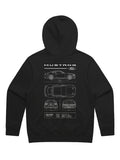 Ford Mustang Unisex Black Hoodie