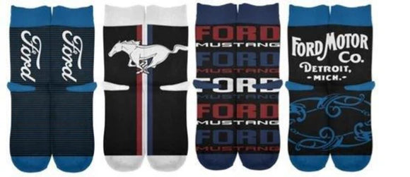 Ford Mustang Socks 4 Pack