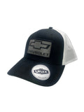 Chevrolet 3D Badge Trucker Cap - Black/White
