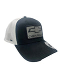 Chevrolet 3D Badge Trucker Cap - Black/White