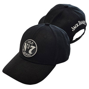 Jack Daniels Embroidered Premium Hat Cap with Metal Badge