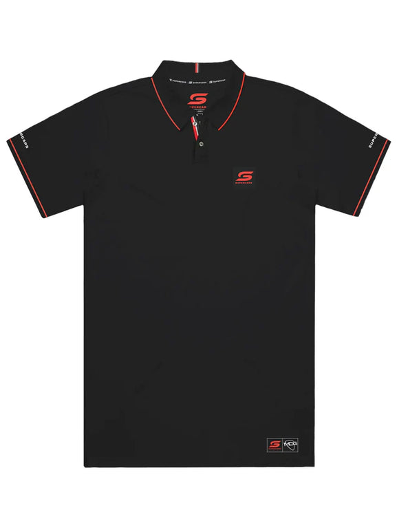 Supercars Fanwear Unisex Black Polo