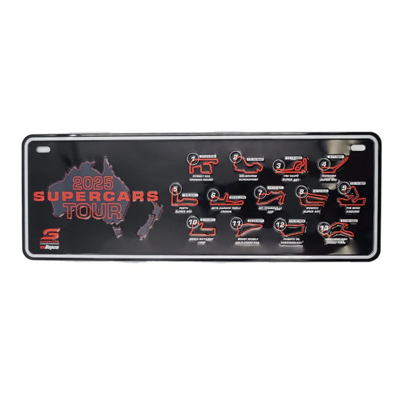 Supercars Lifestlye 2025 Tour Number Plate
