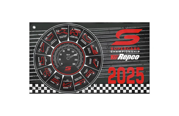 Supercars Lifestyle 2025 Flag