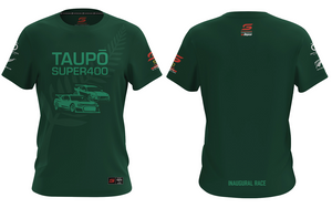 TAUPO SUPER400 UNISEX GREEN T-SHIRT