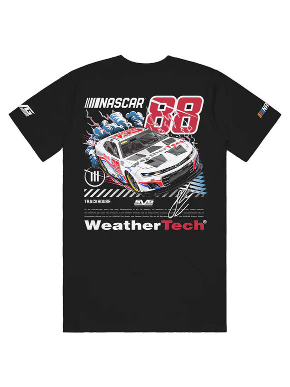 Trackhouse SVG Weather Tech T-Shirt - Black