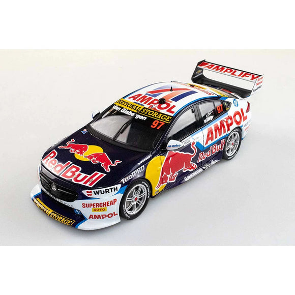 1:12 HOLDEN ZB COMMODORE - RED BULL AMPOL RACING - SHANE VAN GISBERGEN #97 - Bunnings Trade Perth Supernight Race 10 - 600th Holden Race Win