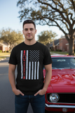 Chevrolet USA Flag T-Shirt Front View Lifestyle