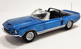 1:18 1968 Shelby GT500 Convertible - Acapulco Blue  