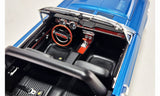 1:18 1968 Shelby GT500 Convertible - Acapulco Blue  