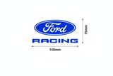 Ford Racing Decal with Measurements