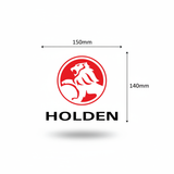 Holden Classic Decal Sticker showing dimensions: 150mm wide x 140mm high