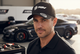 Man wearing HSV Silicone Logo Cap