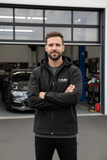 Man wearing HSV Tech Softshell Jacket