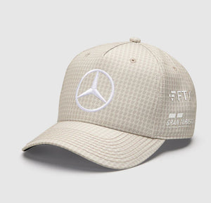 Mercedes Amg Petronas Lewis Hamilton Driver Cap Natural