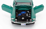 1:18 1969 Ford Mustang BOSS 429 - Silver Jade - Supercar Release  
